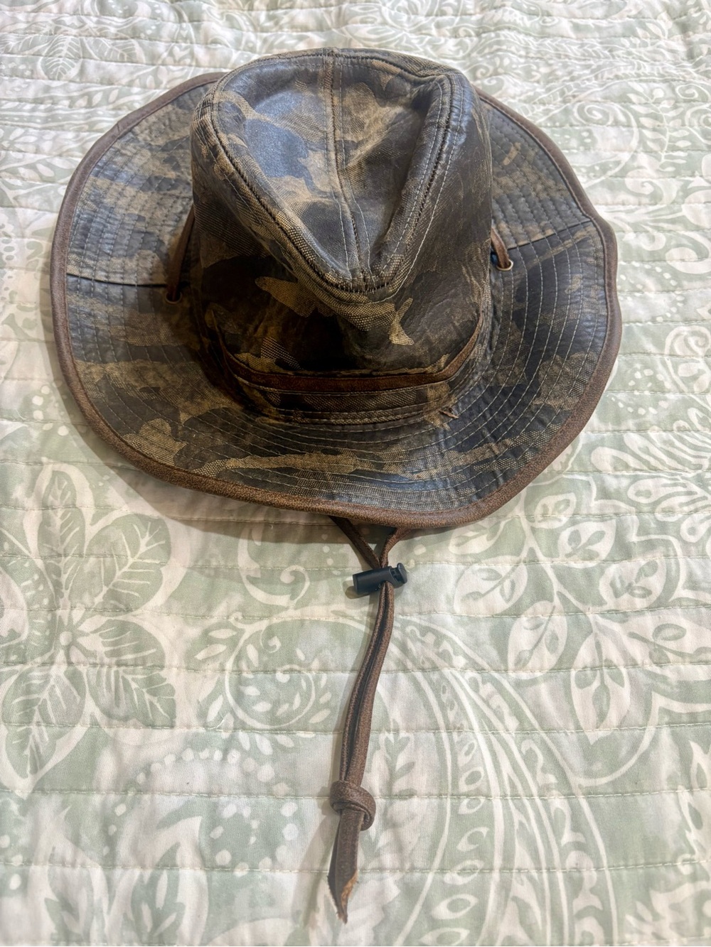 Stetson Brown and Olive Camouflage Outdoor Safari Hat